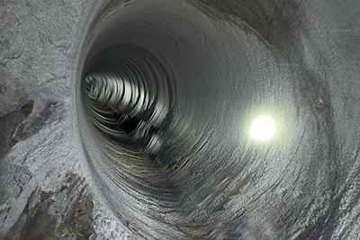 吉林煤礦回風暗立井施工